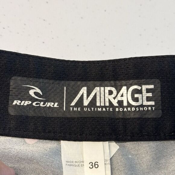 RIP CURL Sz 36 Mens Mirage Connor Flyer 19" Board Shorts Swim Trunks Floral - Picture 9 of 11